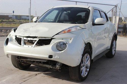 2012 nissan juke sl awd damaged rebuilder economical loaded priced to sell l@@k!