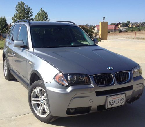 2006 bmw x3 3.0i sport utility 4-door 3.0l awd automatic, 73.5k miles