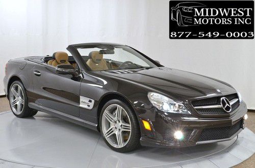 2012 12 mercedes benz sl63 amg panoramic sunroof heated cooled seats navigation