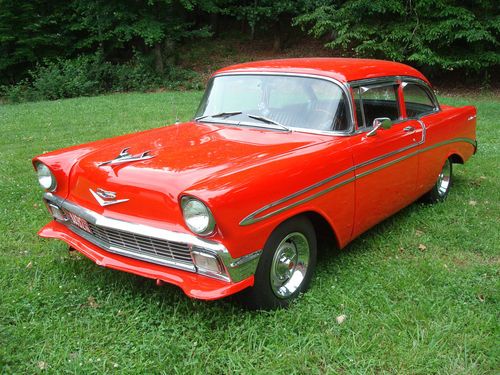 1956 chevy belair 2 door post nice car