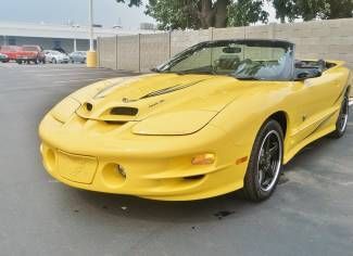 2002 pontiac firebird ws6 convertible. ram air, trans am collectors edition,2000