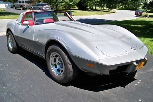 1978 chevrolet corvette 25th anniversary 4 speed manual low miles new tires