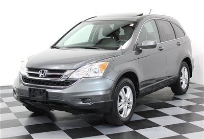 Navigation 2010 honda cr-v ex-l 4wd suv leather moonroof navi heated seats alarm