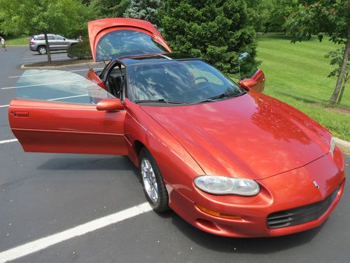 2002 SUNSET ORANGE (RARE) CHEVROLET CAMARO - 35th Anniversary - Clean, Great Cnd, image 10
