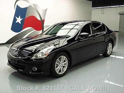 2012 infiniti g37 journey sunroof rear cam blk on blk!! texas direct auto