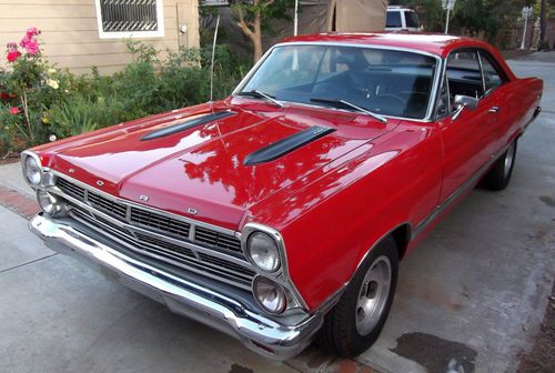 1967 Ford Fairlane 500 2 door Hardtop Coupe Auto PS Disc PB 289 NEW paint chrome, image 5