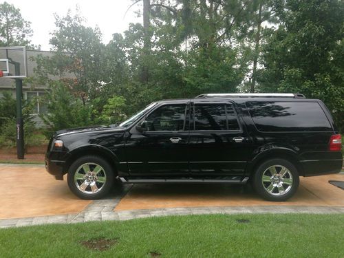 2009 black ford expedition el limited sport utility 4-door 5.4l