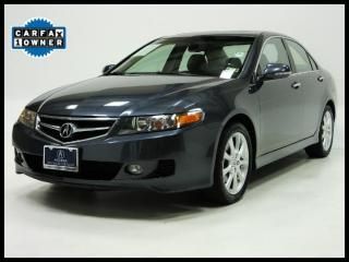 2007 acura tsx sedan navigation 6cd leather sunroof heated seats one owner!