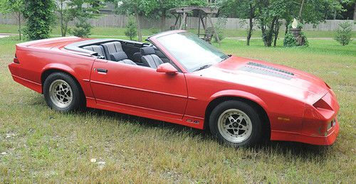 1988 chevrolet camaro iroc-z convertible 2-door 5.0l