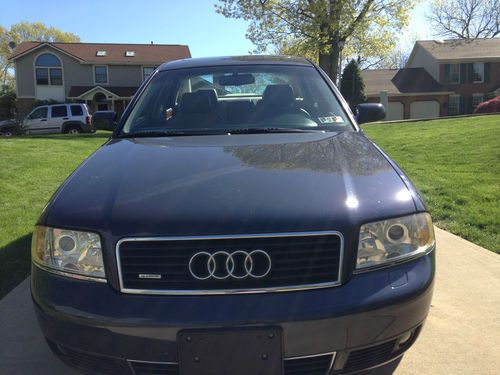 2001 audi a6 4.2 l a6 sport package nav