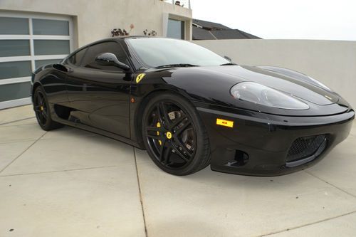 Pristine 2003 black ferrari 360 modena