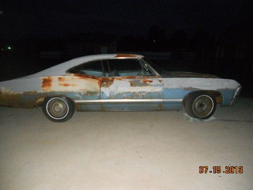 1967 hertz chevrolet impala fastback barn find  with documents