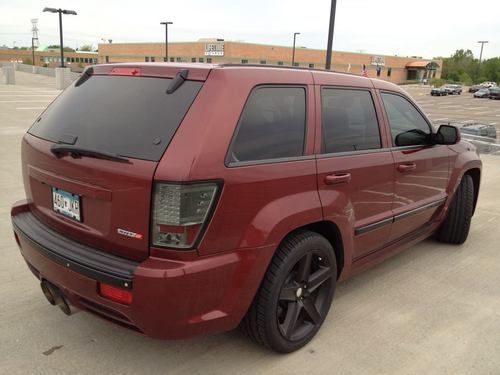 2008 jeep grand cherokee srt8 6.1l v8 430hp/430lb tq, red rock crystal