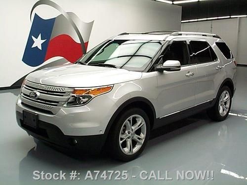 2011 ford explorer 4x4 ltd 7 pass pano sunroof nav 42k texas direct auto