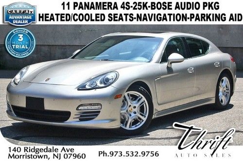 11 panamera 4s-25k-bose audio pkg-heated/cooled seats-navigation-parking aid