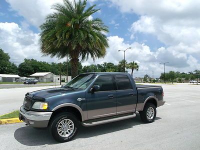 Ford f150 crew cab 4x4 king ranch 5.4l triton v/8 no accidents florida truck