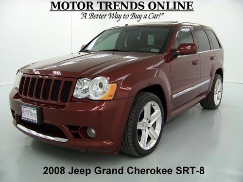 Srt-8 awd navigation rearcam dvd roof 6.1 hemi 2008 jeep grand cherokee 50k