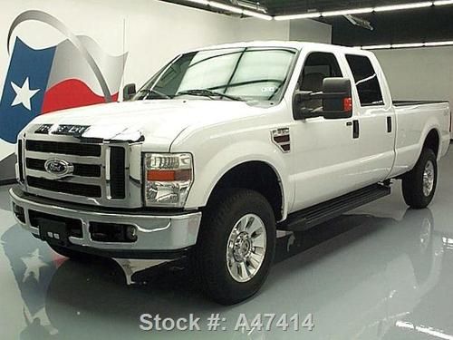 2008 ford f-350 lariat crew diesel 4x4 htd leather 62k texas direct auto