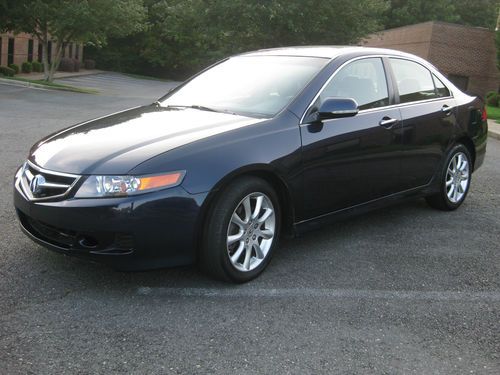 2008 acura tsx - midnight blue - 71k -  2.4l i4 automatic fwd sedan leather