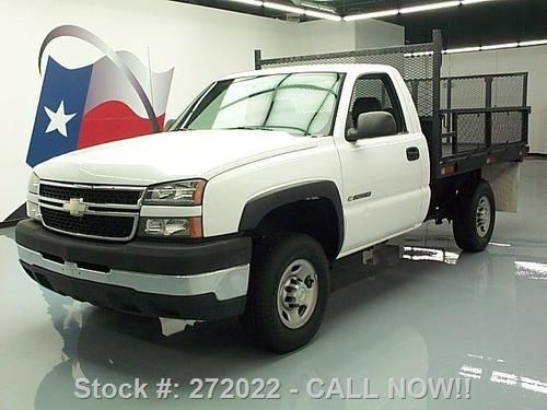 2006 chevy silverado 2500 6.0l v8 regular flatbed 59k texas direct auto