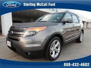 Ford explorer 4wd limited 4x4 glass roof leather 3 rows bluetooth remote start