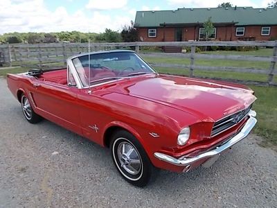 1965 FORD MUSTANG CONVERTIBLE, 289 AT, ALL ORIG, 80 K ACT MI., image 2