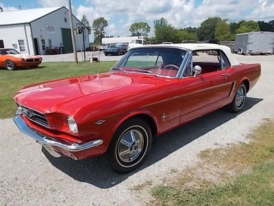 1965 FORD MUSTANG CONVERTIBLE, 289 AT, ALL ORIG, 80 K ACT MI., image 3