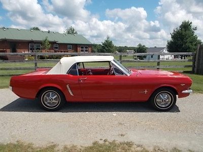 1965 FORD MUSTANG CONVERTIBLE, 289 AT, ALL ORIG, 80 K ACT MI., image 5