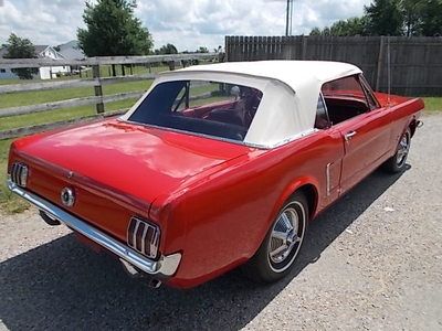 1965 FORD MUSTANG CONVERTIBLE, 289 AT, ALL ORIG, 80 K ACT MI., image 6