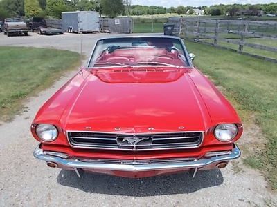 1965 FORD MUSTANG CONVERTIBLE, 289 AT, ALL ORIG, 80 K ACT MI., image 8