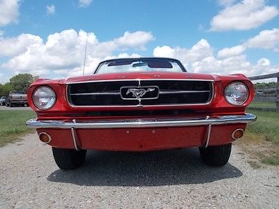 1965 FORD MUSTANG CONVERTIBLE, 289 AT, ALL ORIG, 80 K ACT MI., image 9