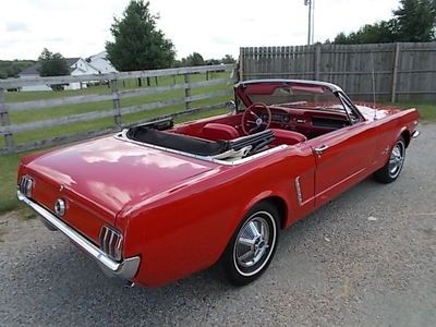 1965 FORD MUSTANG CONVERTIBLE, 289 AT, ALL ORIG, 80 K ACT MI., image 12