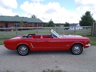 1965 FORD MUSTANG CONVERTIBLE, 289 AT, ALL ORIG, 80 K ACT MI., image 13