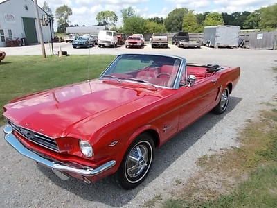 1965 FORD MUSTANG CONVERTIBLE, 289 AT, ALL ORIG, 80 K ACT MI., image 14