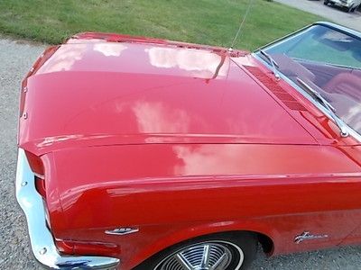 1965 FORD MUSTANG CONVERTIBLE, 289 AT, ALL ORIG, 80 K ACT MI., image 22