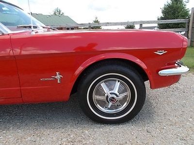 1965 FORD MUSTANG CONVERTIBLE, 289 AT, ALL ORIG, 80 K ACT MI., image 29