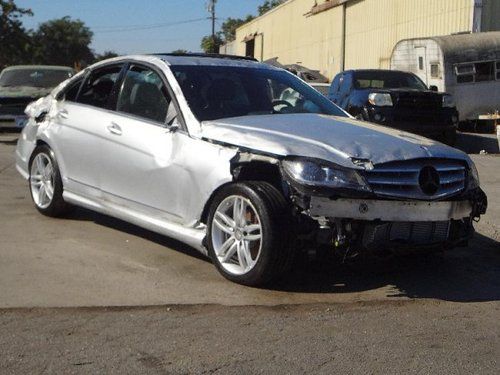 2013 mercedes-benz   c250 sport sedan damaged junk title economical wont last!!