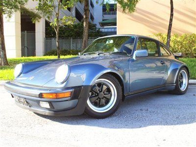 1989 911 turbo excellent sample of a one year only 5 speed g-50 3.3 liter turbo