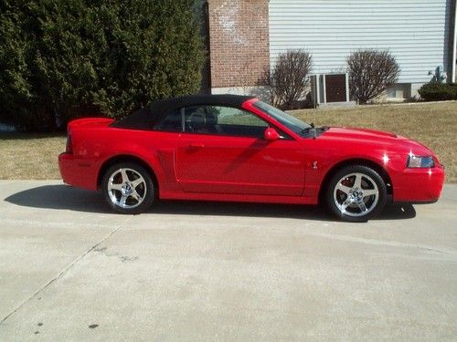 2003 ford mustang svt cobra 10th anniversary convertible 2-door 4.6l