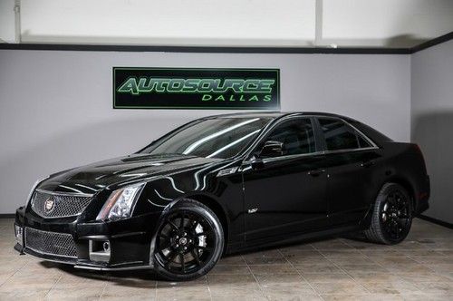 2010 cts-v sedan, recaro seats (ac/heated), nav, pano roof! we finance!