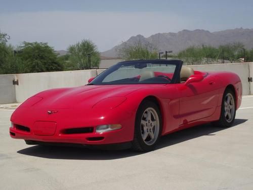 2001 chevrolet corvette base convertible 2-door 5.7l