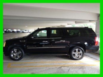 2008 escalade esv 6.2l v8 16v automatic awd suv bose leather dvd tv sunroof