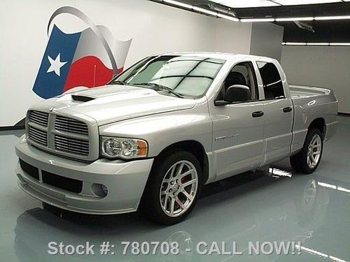 2005 dodge ram srt-10 quad 8.3l v10 auto 22" wheels 36k texas direct auto