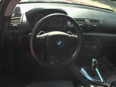 RED LEATHER 135i MOONROOF ALLOY WHEELS PADDLE SHIFTERS, image 19