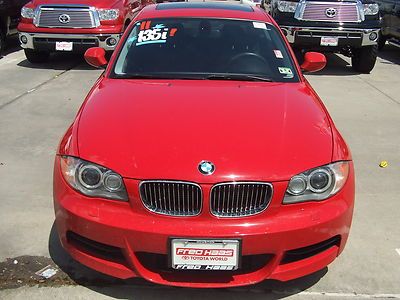 RED LEATHER 135i MOONROOF ALLOY WHEELS PADDLE SHIFTERS, image 22