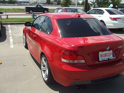 RED LEATHER 135i MOONROOF ALLOY WHEELS PADDLE SHIFTERS, image 27