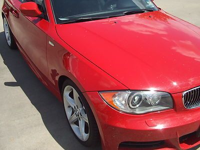 RED LEATHER 135i MOONROOF ALLOY WHEELS PADDLE SHIFTERS, image 31
