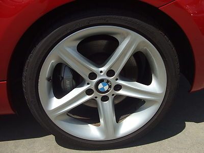 RED LEATHER 135i MOONROOF ALLOY WHEELS PADDLE SHIFTERS, image 33