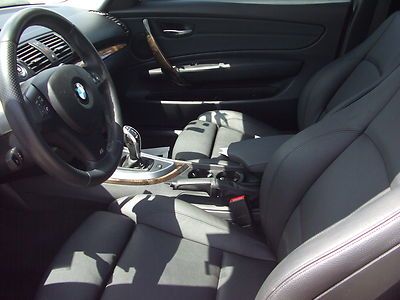 RED LEATHER 135i MOONROOF ALLOY WHEELS PADDLE SHIFTERS, image 41