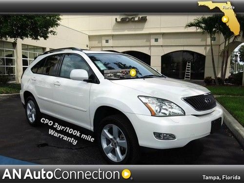 Lexus rx 350 manufacturer certified warranty with navigation